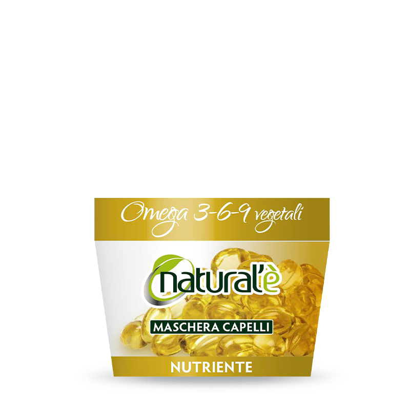 Natural’è Maschera Per Capelli Hair Food Nutriente Omega 3-6-9 Vegetali 500 Ml