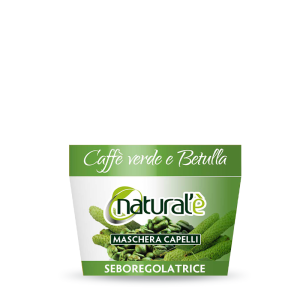 Natural’è Maschera Per Capelli Hair Food Seboregolatrice Caffe Verde E Betulla 500 Ml