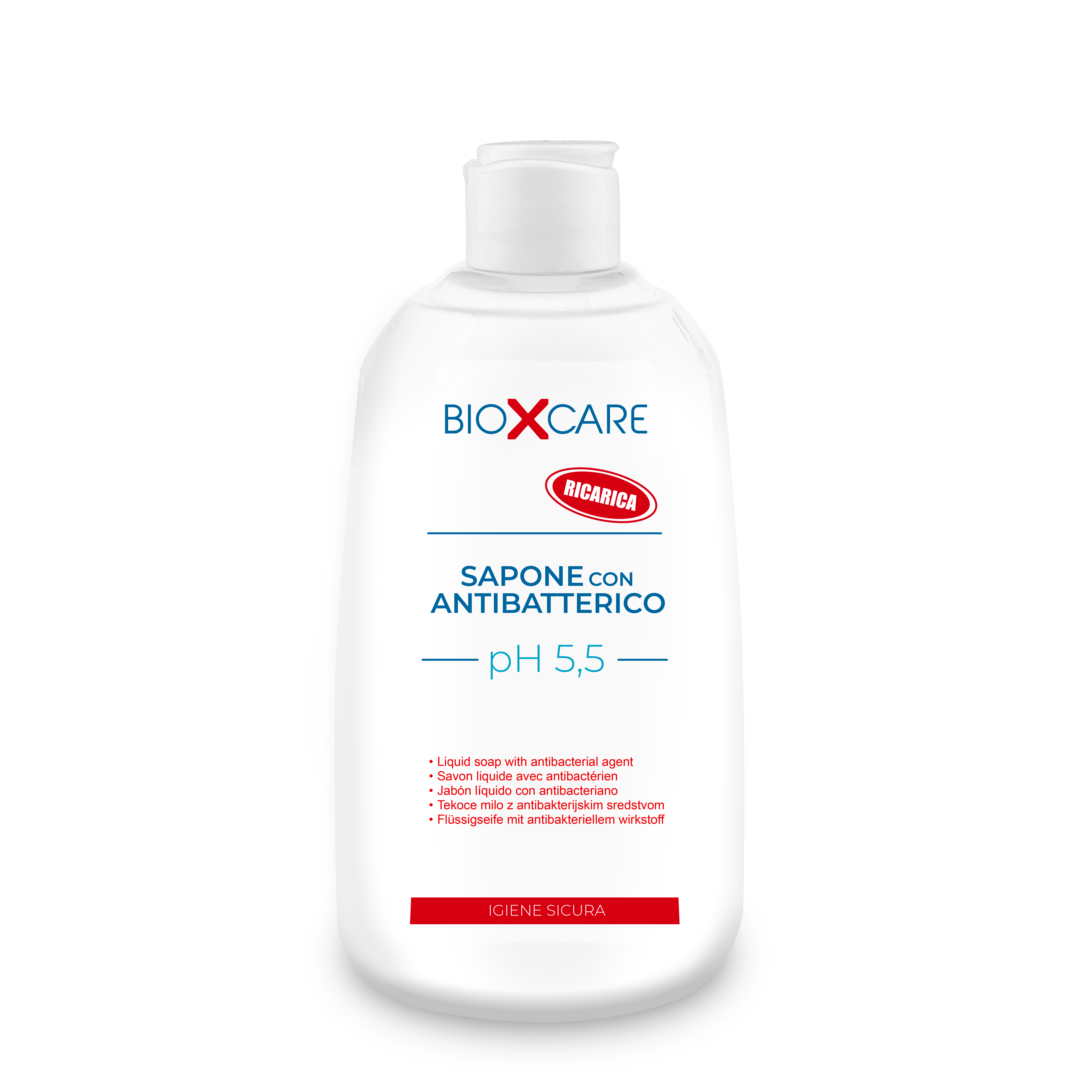 Bioxcare Sapone Mani Con Antibatterico Ricarica 500ml