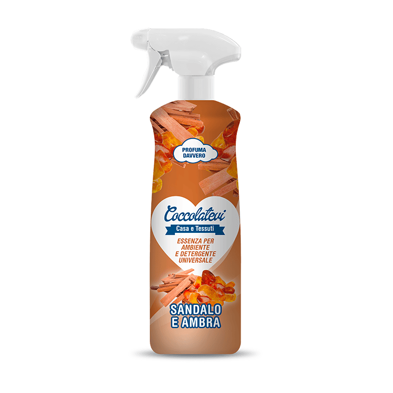 Essenza Per Ambienti E Detergente Universale Sandalo E Ambra 750 Ml