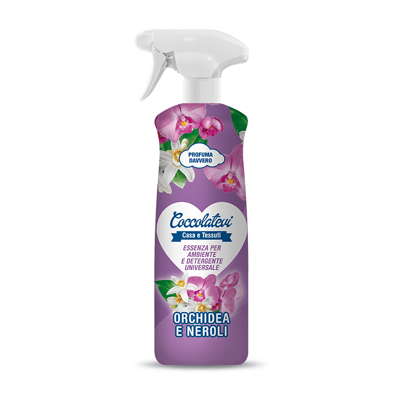 Essenza per ambienti e detergente universale Orchidea e Neroli 750 ml