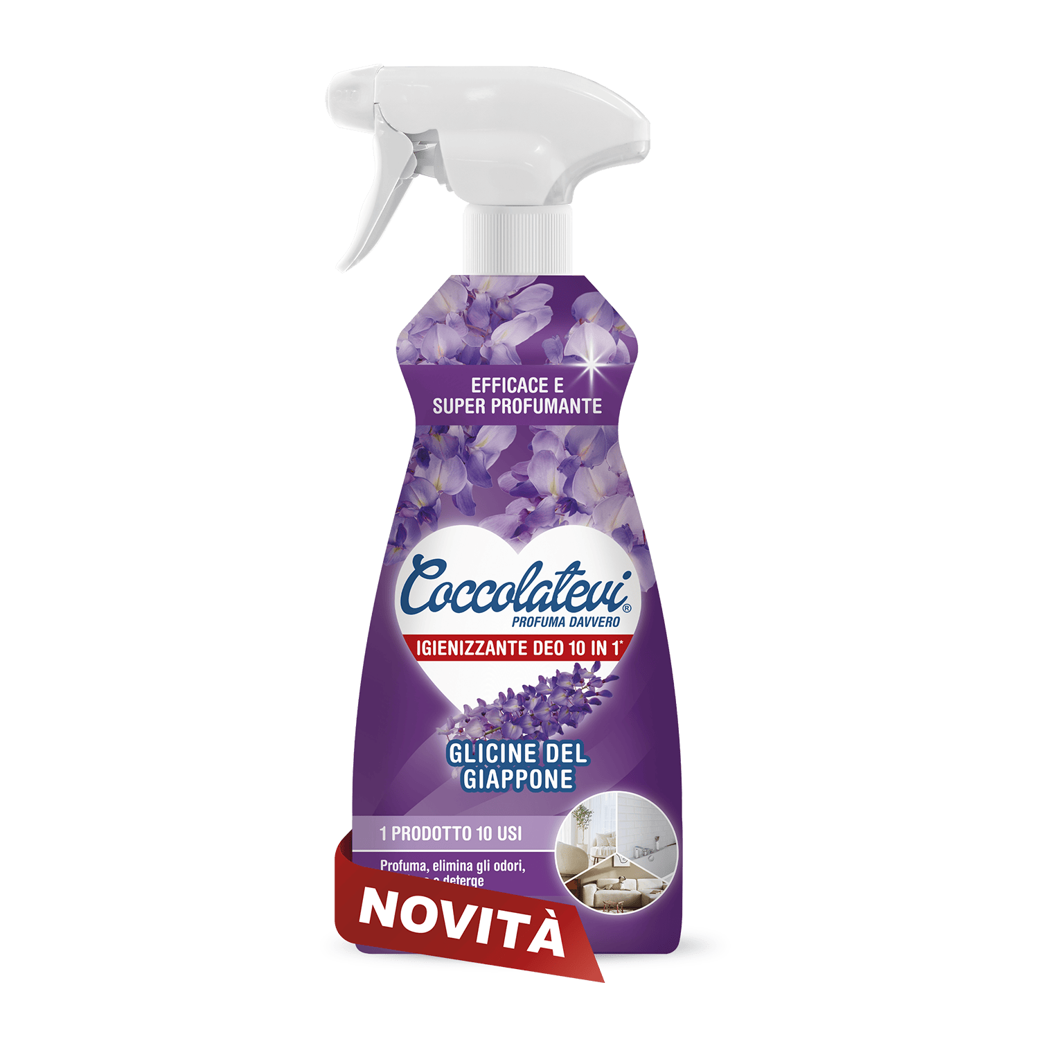Igienizzante Deo 10 in 1 Glicine del Giappone 500ml