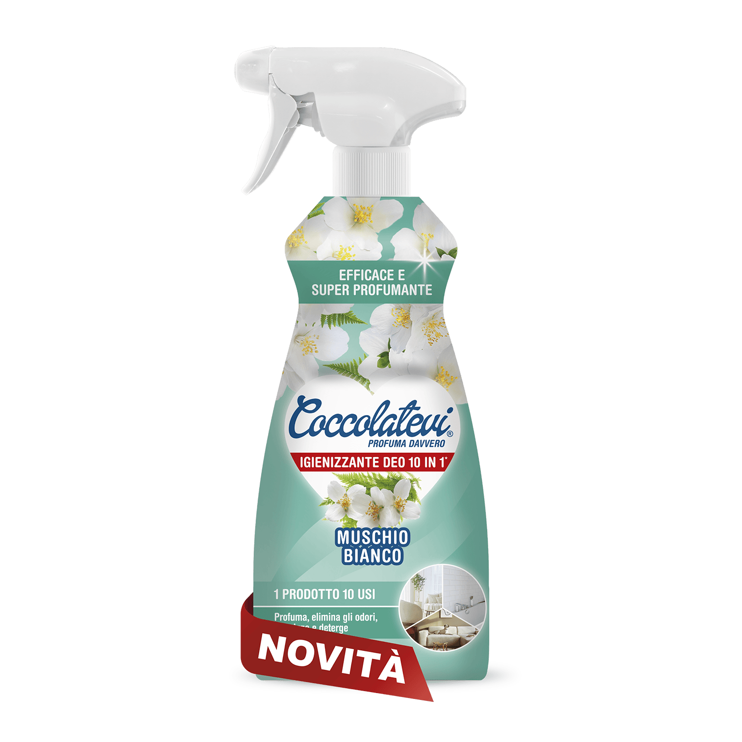 Igienizzante Deo 10 in 1 Muschio Bianco 500ml